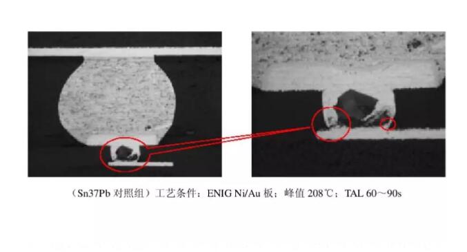 图8 0.8mm SCSP封装所产生的过孔缺陷